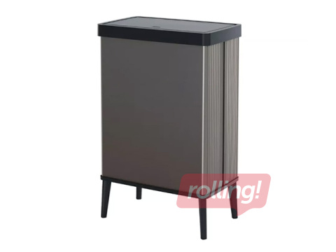 Prügikast Curver, Verto High, pärlhall, jalgadega, 54l