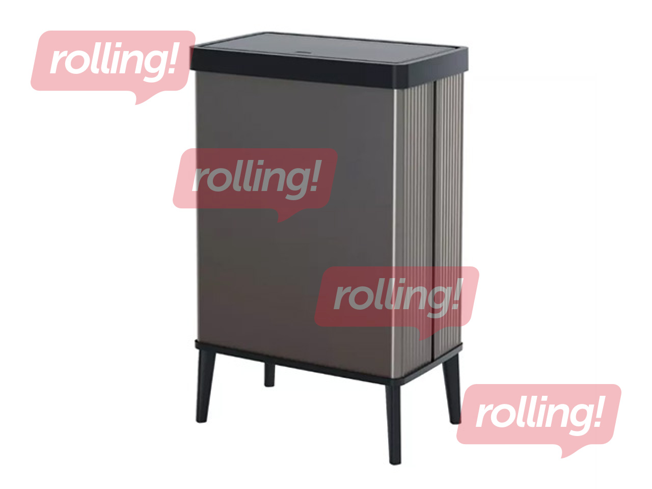 Prügikast Curver, Verto High, pärlhall, jalgadega, 54l