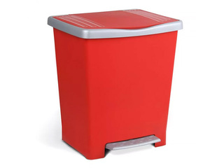 Prügikast Tatay Millenium, pedaaliga, punane, 23l