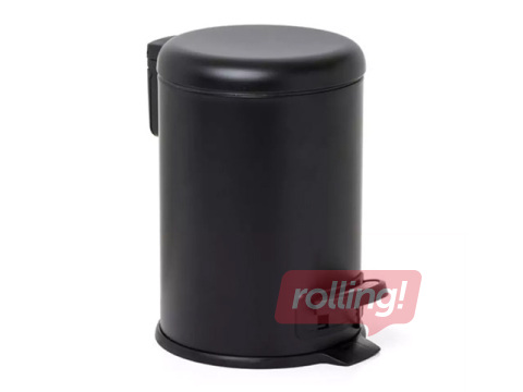 Мусорное ведро Tatay Nordic, из нержавеющей стали, чёрное, 3l