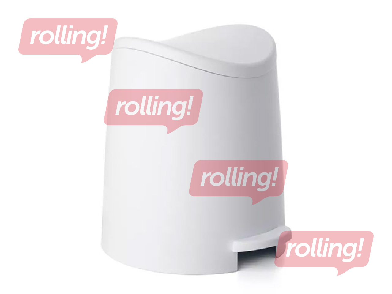 Atkritumu tvertne Tatay Standard, plastmasa, balta, 3l