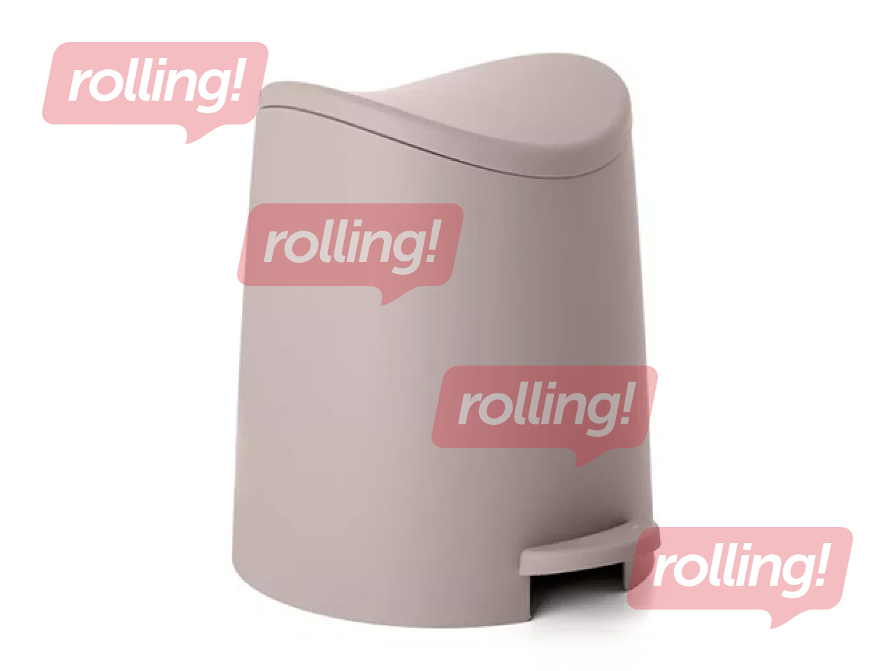 Prügikast Tatay Standard, plastik, pruun, 3l