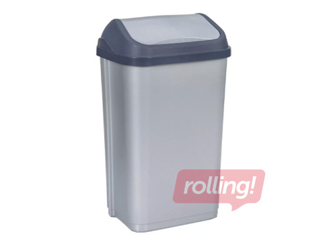 Prügikast Keeeper Swantje, hall, 50l, plastik