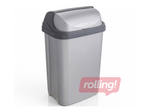 Prügikast Keeeper Rasmus, plastmass, hall, 25l