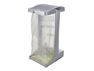 Prügikotihoidja Keeeper Ole, kaanega, plastmass, hall, 35x40x75cm