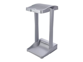 Prügikotihoidja Keeeper Ole, kaanega, plastmass, hall, 35x40x75cm