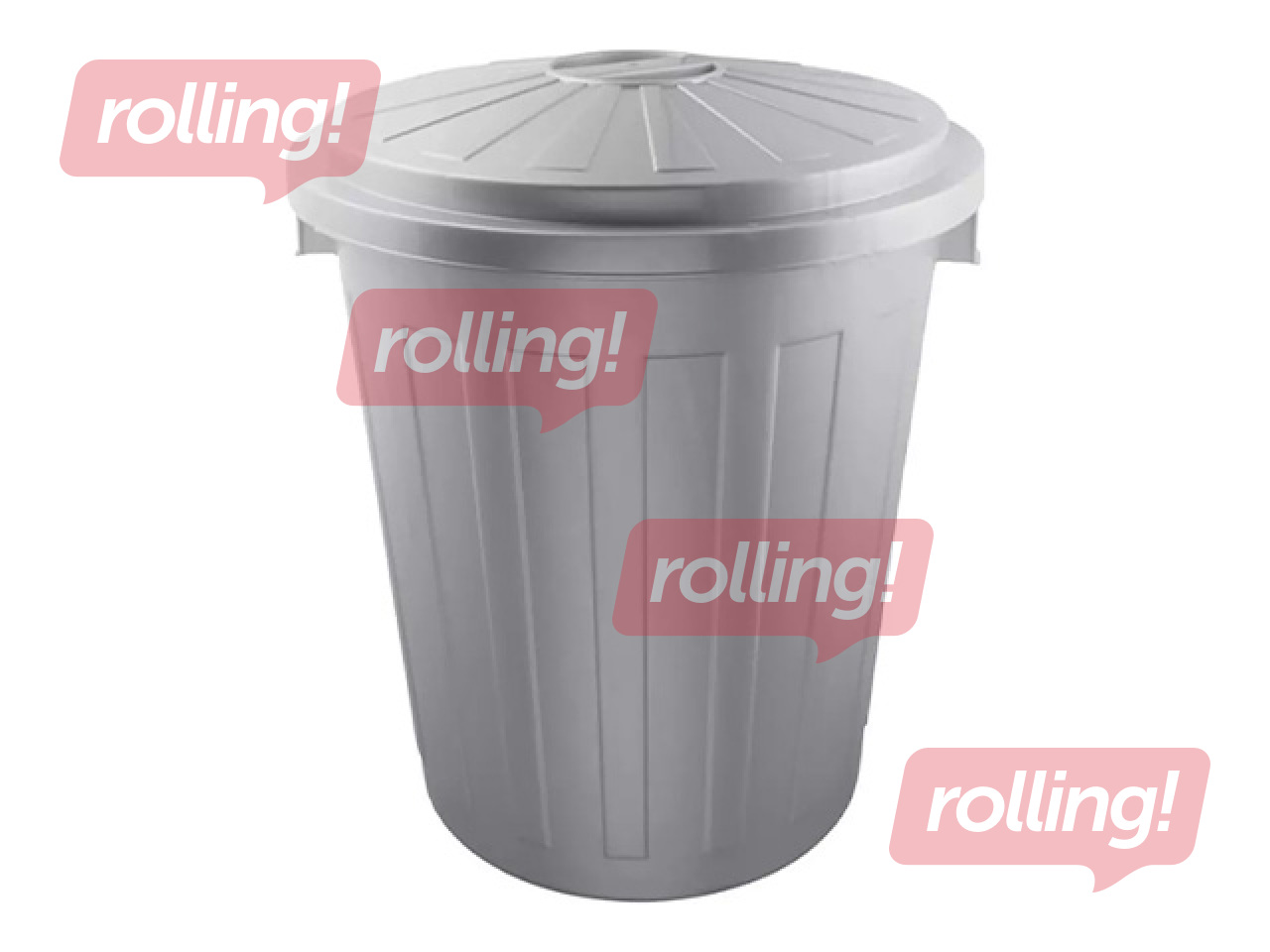 Prügikast Keeeper Mats Maxi, plastmass, hall, 50l