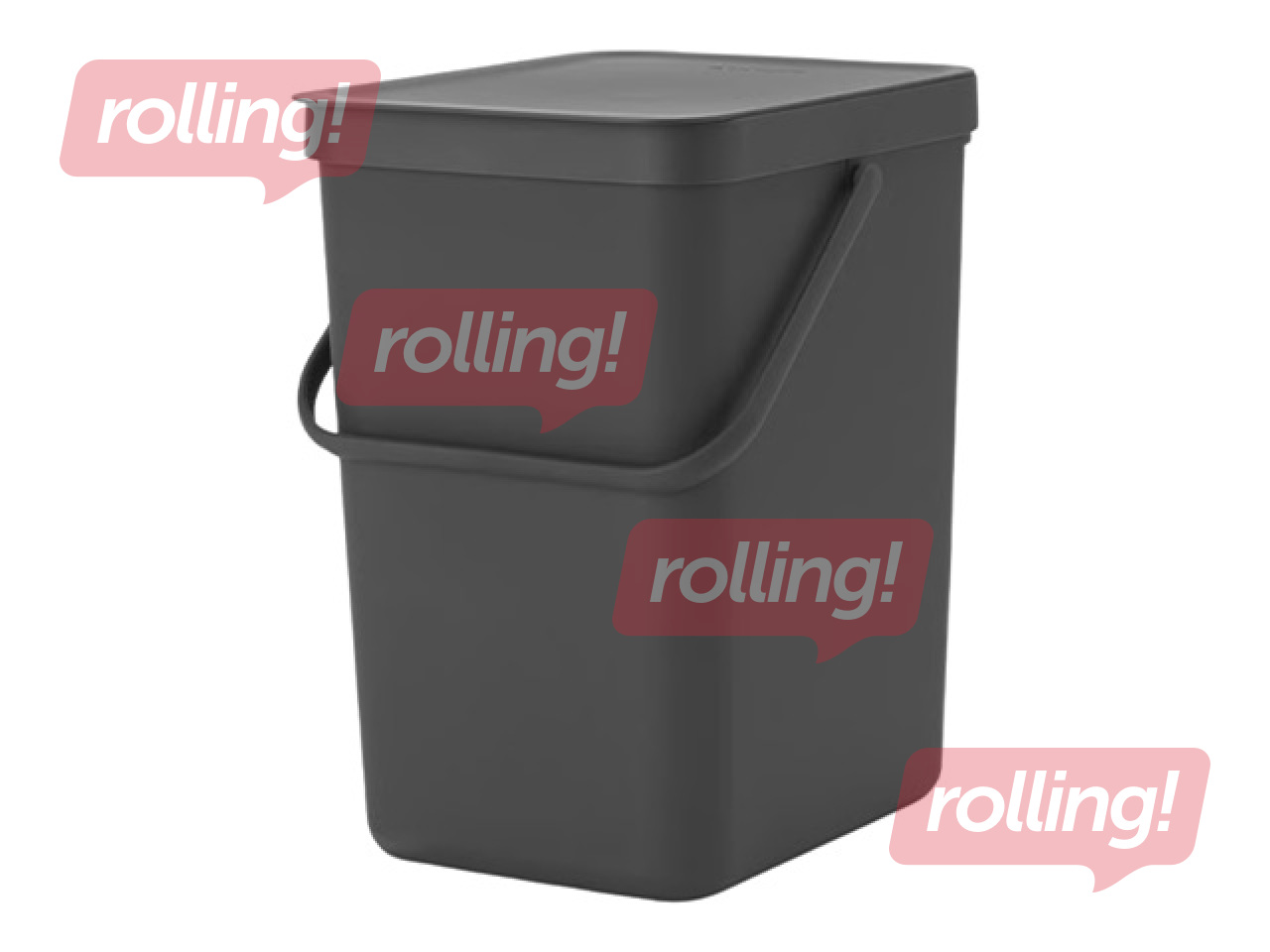 Atkritumu tvertne Brabantia Sort & Go, pelēka, 25l