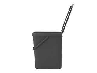 Atkritumu tvertne Brabantia Sort & Go, pelēka, 25l
