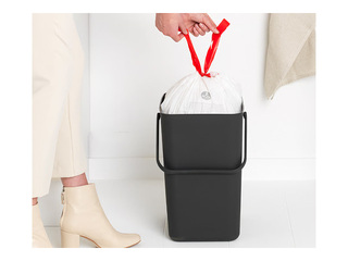 Atkritumu tvertne Brabantia Sort & Go, pelēka, 25l