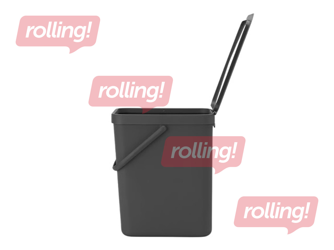 Waste bin Brabantia Sort & Go, grey, 25l