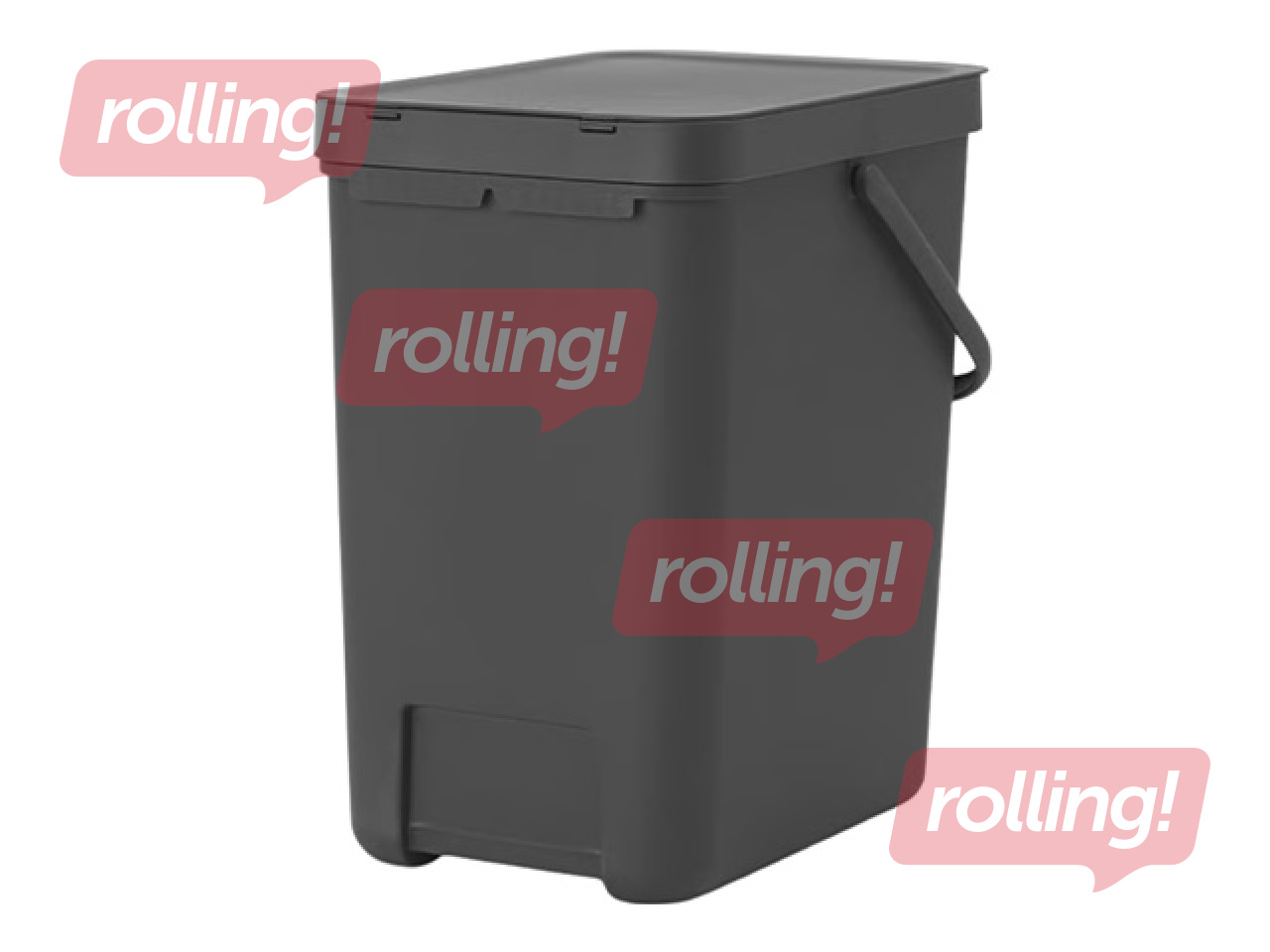 Waste bin Brabantia Sort & Go, grey, 25l