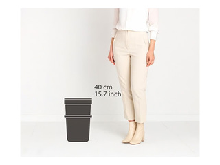 Waste bin Brabantia Sort & Go, grey, 25l