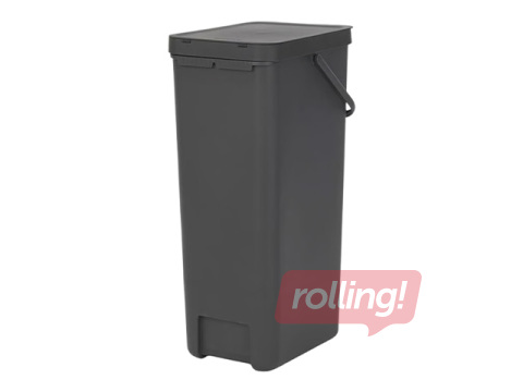 Atkritumu tvertne Brabantia Sort & Go, pelēka, 40l