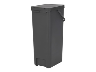 Мусорное ведро Brabantia Sort & Go, серое, 40л
