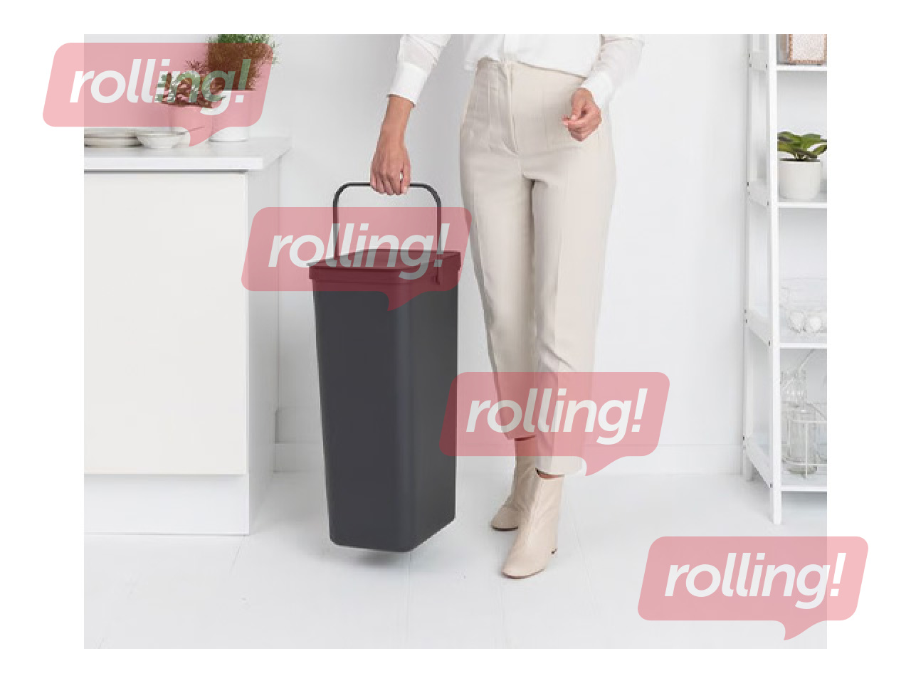 Prügikast Brabantia Sort & Go, hall, 40l