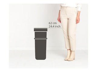 Prügikast Brabantia Sort & Go, hall, 40l