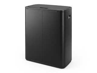 Prügikast Brabantia Bo Touch, matistatud, must, 60l