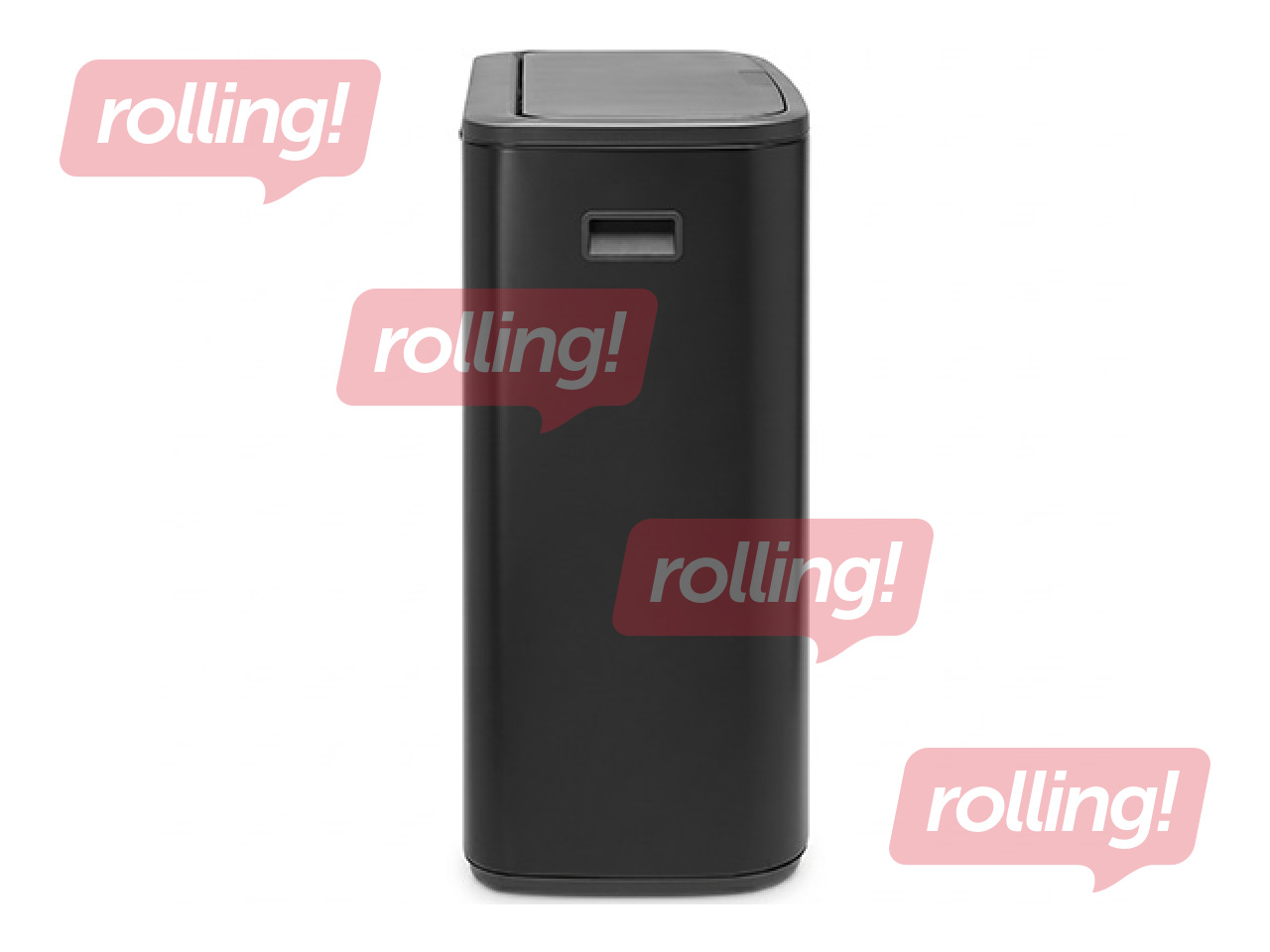 Prügikast Brabantia Bo Touch, matistatud, must, 60l