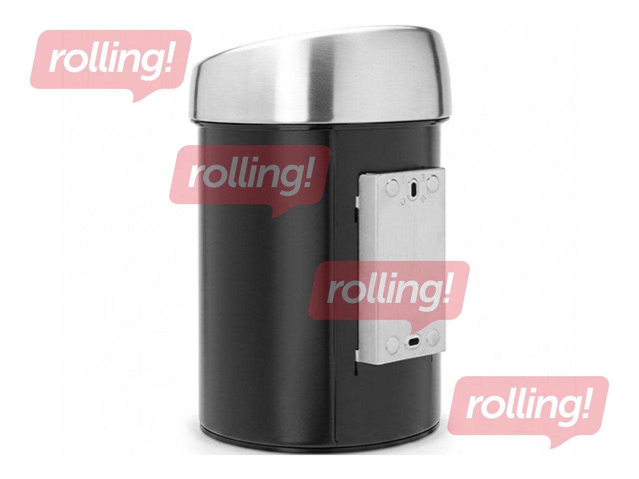 Мусорное ведро Brabantia Touch, матовое, черное, 3л