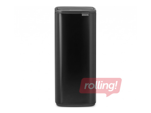 Prügikast Brabantia Bo Touch, matistatud, must, 30l