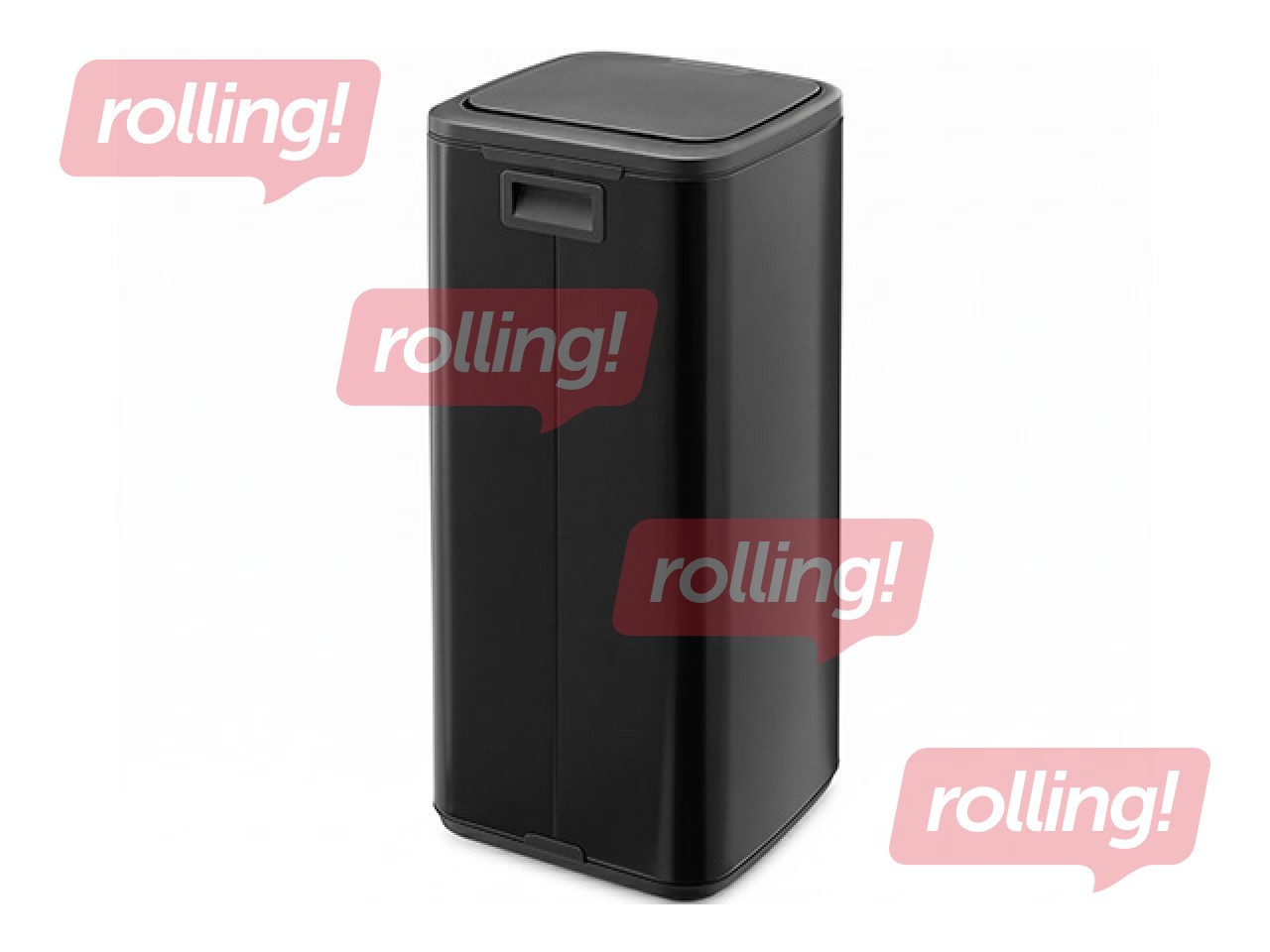 Prügikast Brabantia Bo Touch, matistatud, must, 30l