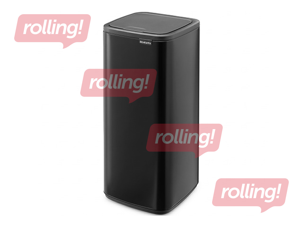 Waste bin Brabantia Bo Touch, matt, black, 30l