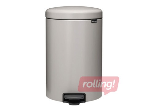 Мусорное ведро с педалью Brabantia, NewIcon, светло-серое, 20л