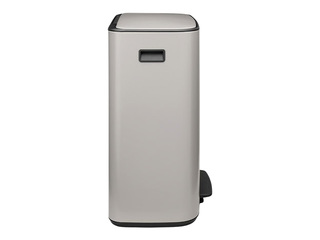 Мусорное ведро с педалью Brabantia Bo, светло-серое, 60л