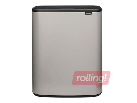 Prügikast Brabantia Bo Touch, helehall, 60l