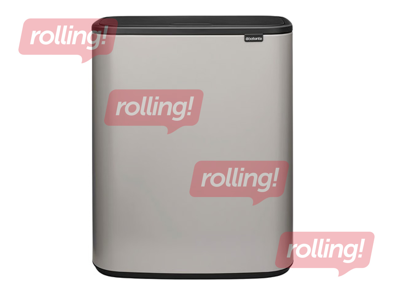 Prügikast Brabantia Bo Touch, helehall, 60l