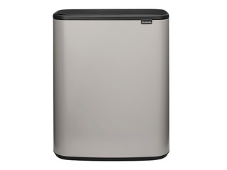 Waste bin Brabantia Bo Touch, light grey, 60l