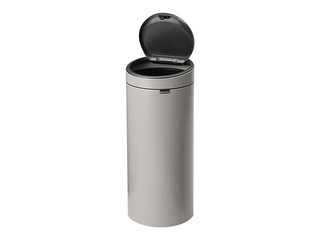 Мусорное ведро Brabantia Touch, светло-серое, 30л