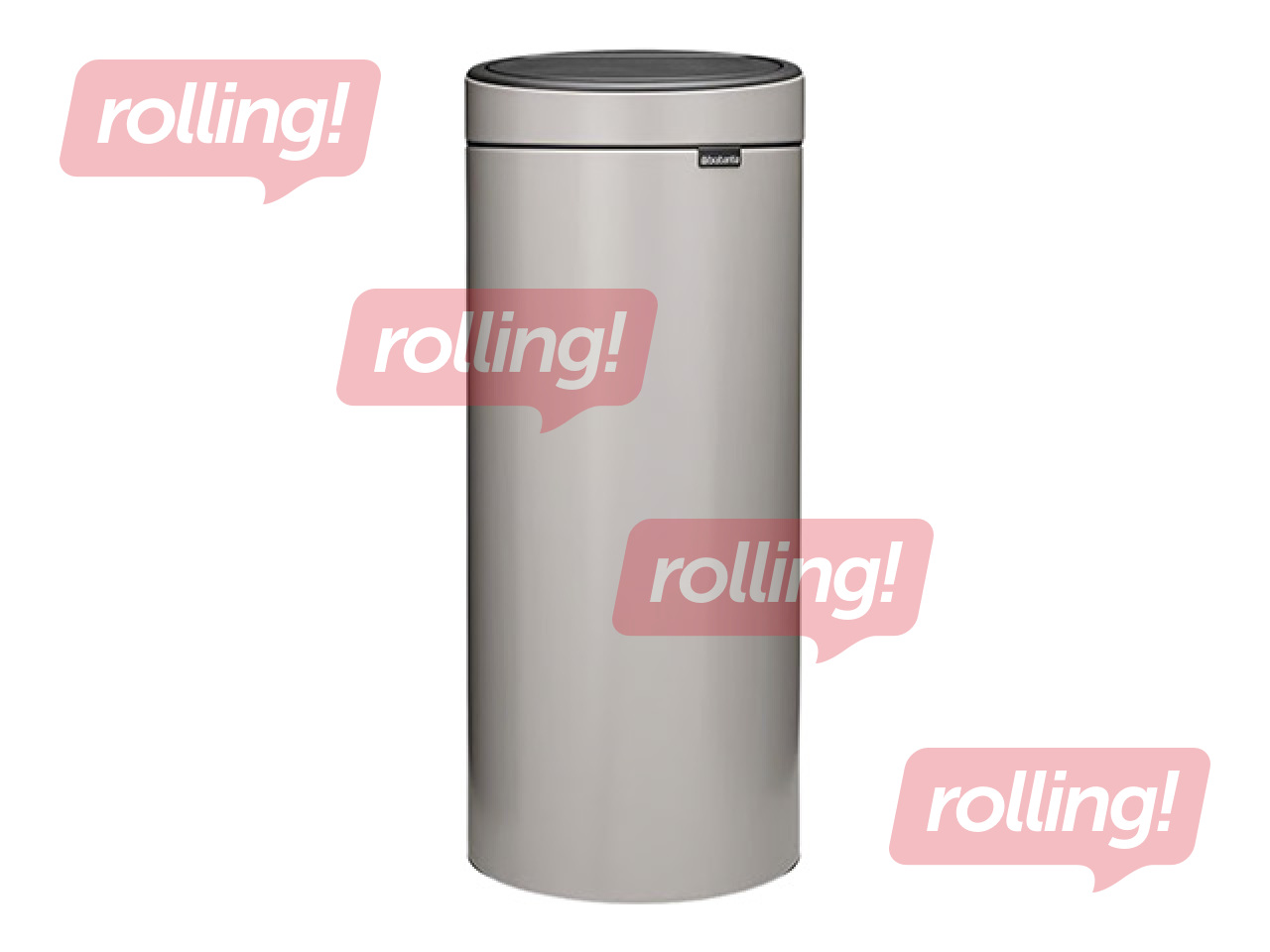 Prügikast Brabantia Touch, helehall, 30l