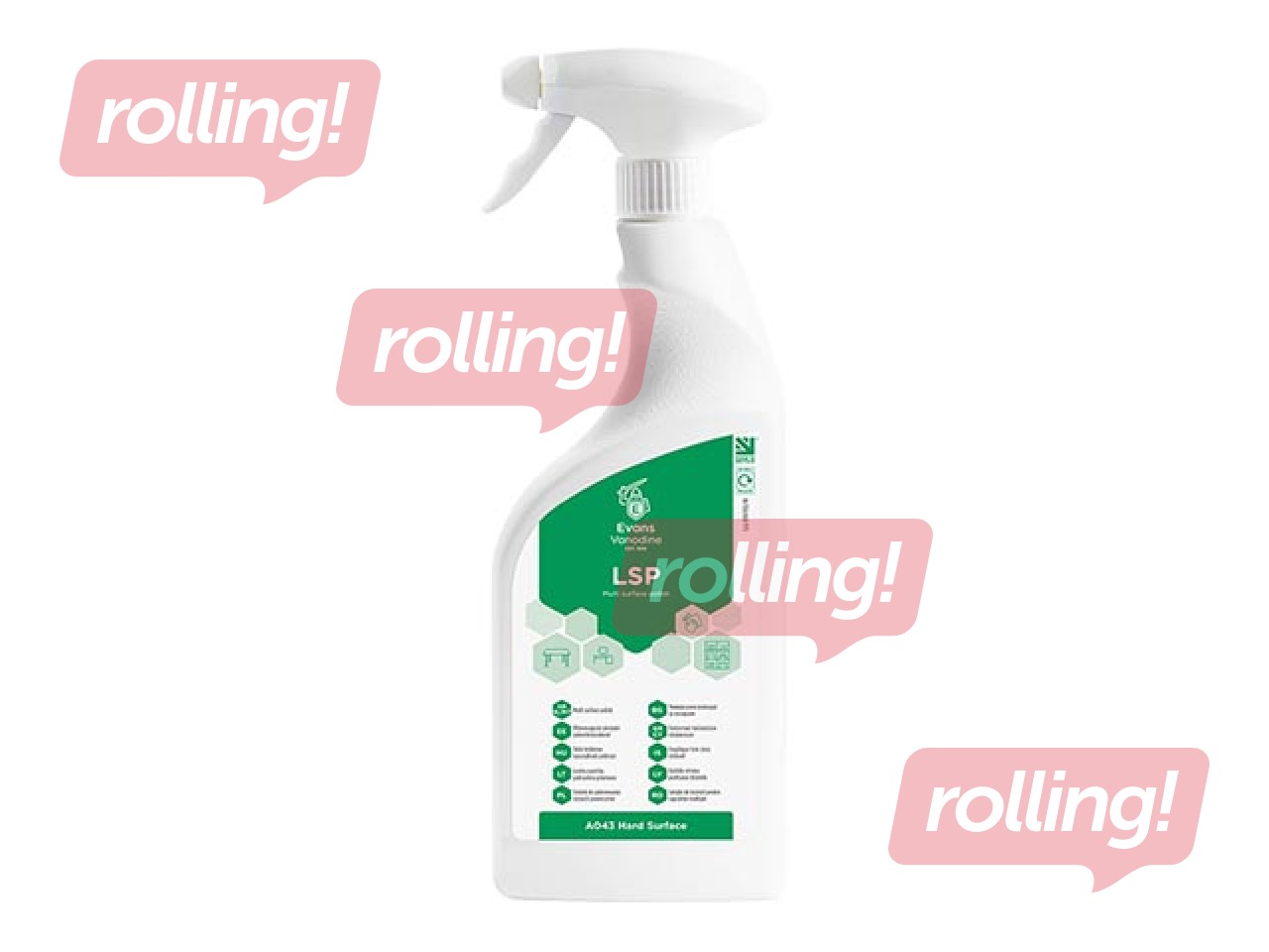 Furniture cleaner and polisher Evans Vanodine L.S.P., 750ml