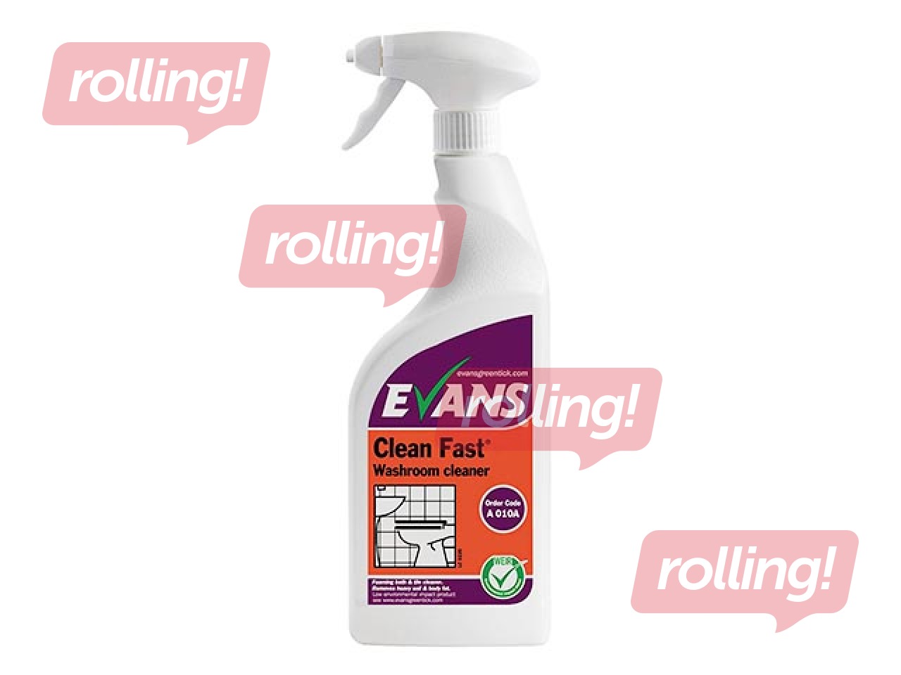 Toilet cleaner Evans Vanodine Clean Fast, 750ml