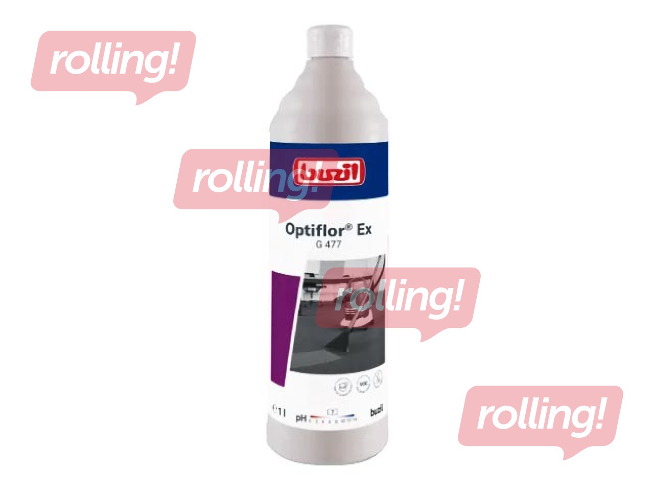 Средство для чистки ковров и мебели Buzil G477 Optiflor Ex, 1л