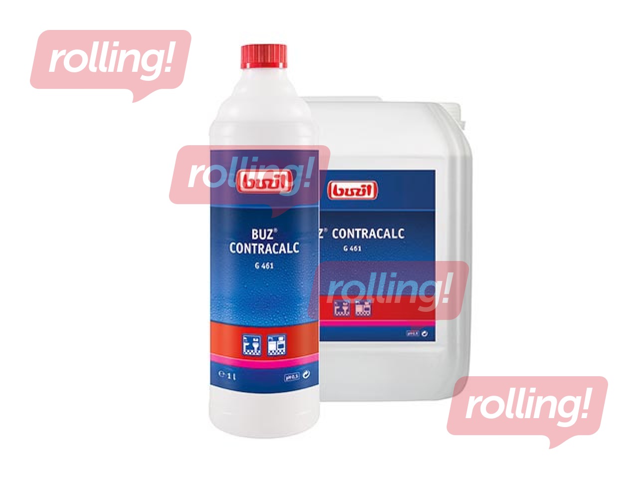 Hapet sisaldav puhastusvahend sanitaarsõlmedele Buzil G461 Buz Contracalc, 1 L