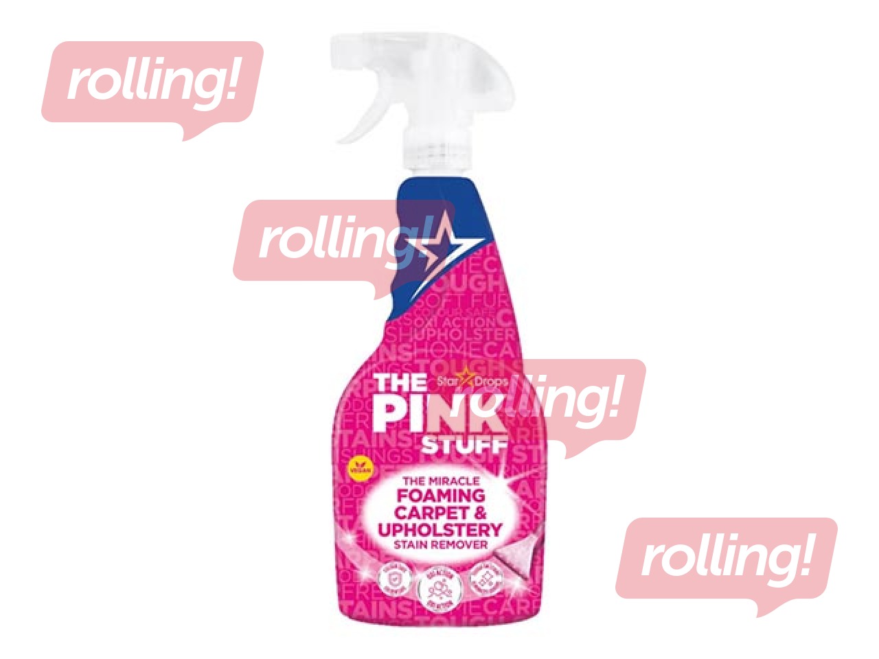 Vaipade ja pehme mööbli puhastaja The Pink Stuff, 500ml