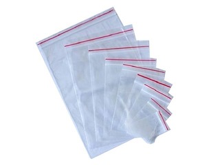 Zip-lock plastic bags 60 x 80mm, 40 mic, 100 pcs 