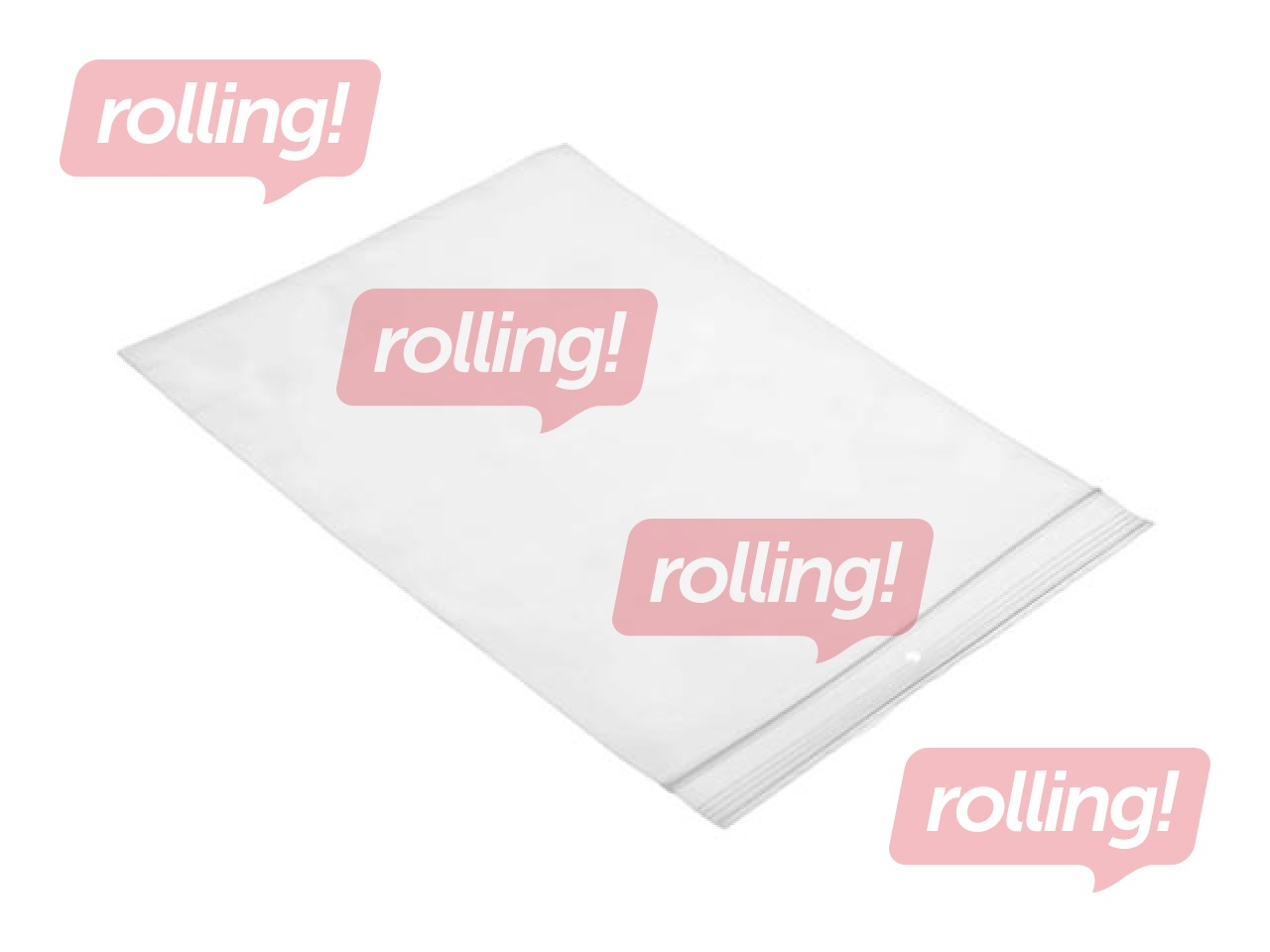 Zip-lock plastic bags 150x200mm, 50 mic, 100 pcs