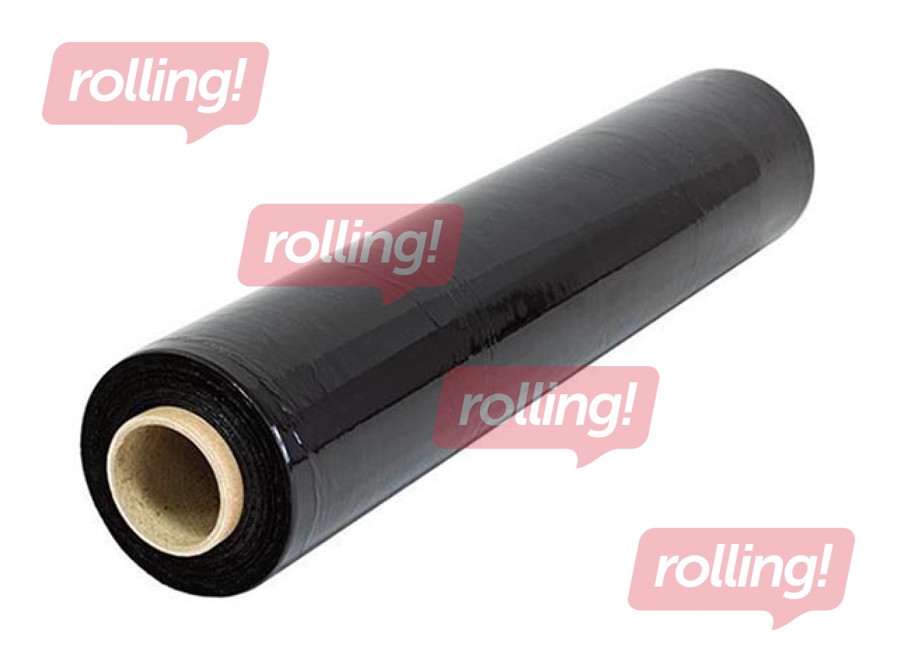 Kile kaubaaluste pakkimiseks, 45 cm x 270 m, 17 mic, must