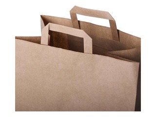 Paberkott sangaga, 260x140x290mm, pruun