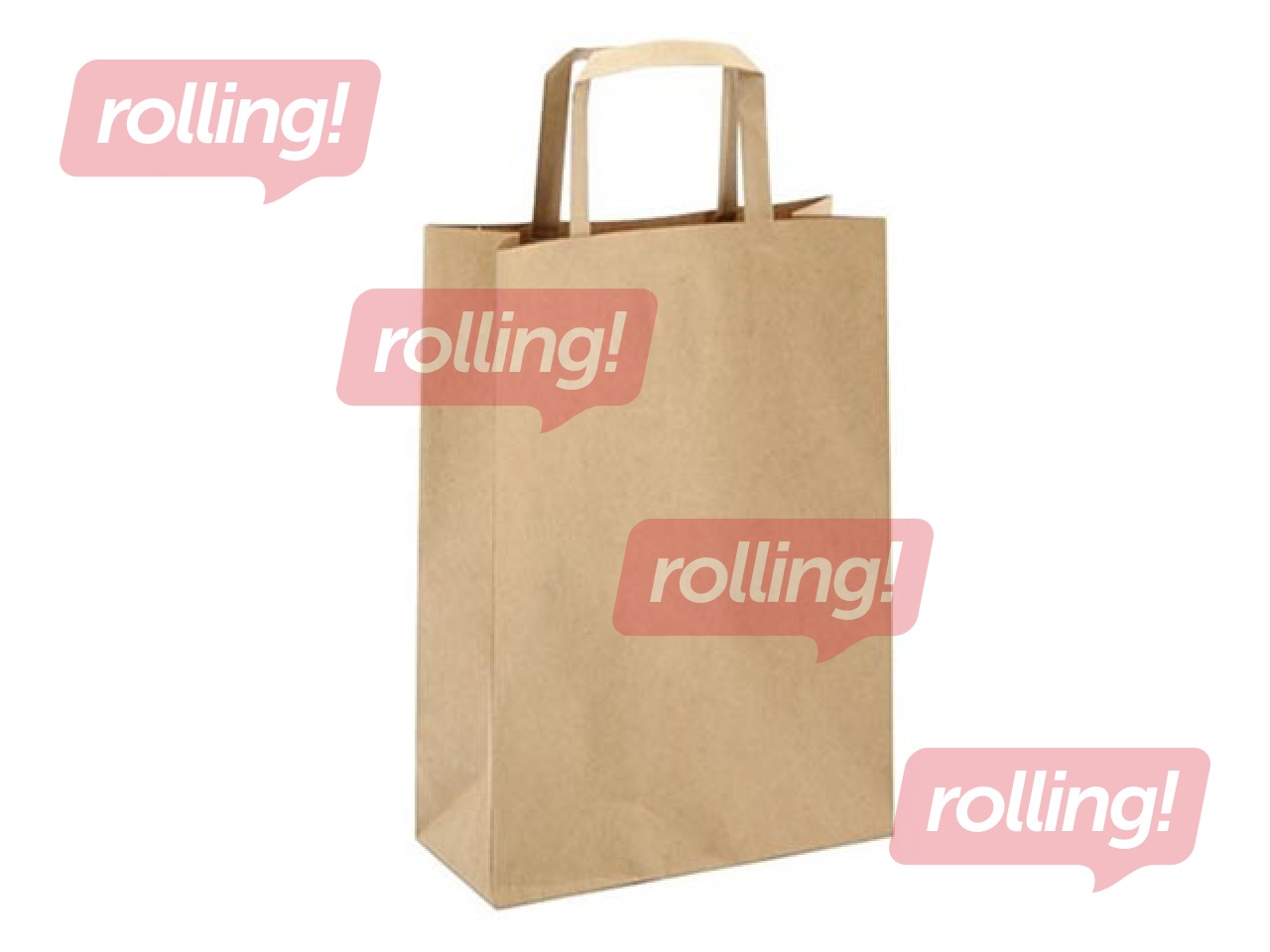 Paberkott sangaga, 450x170x480mm, pruun