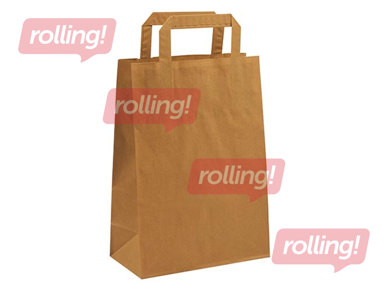 Paberkott sangaga, 220x105x360mm, pruun