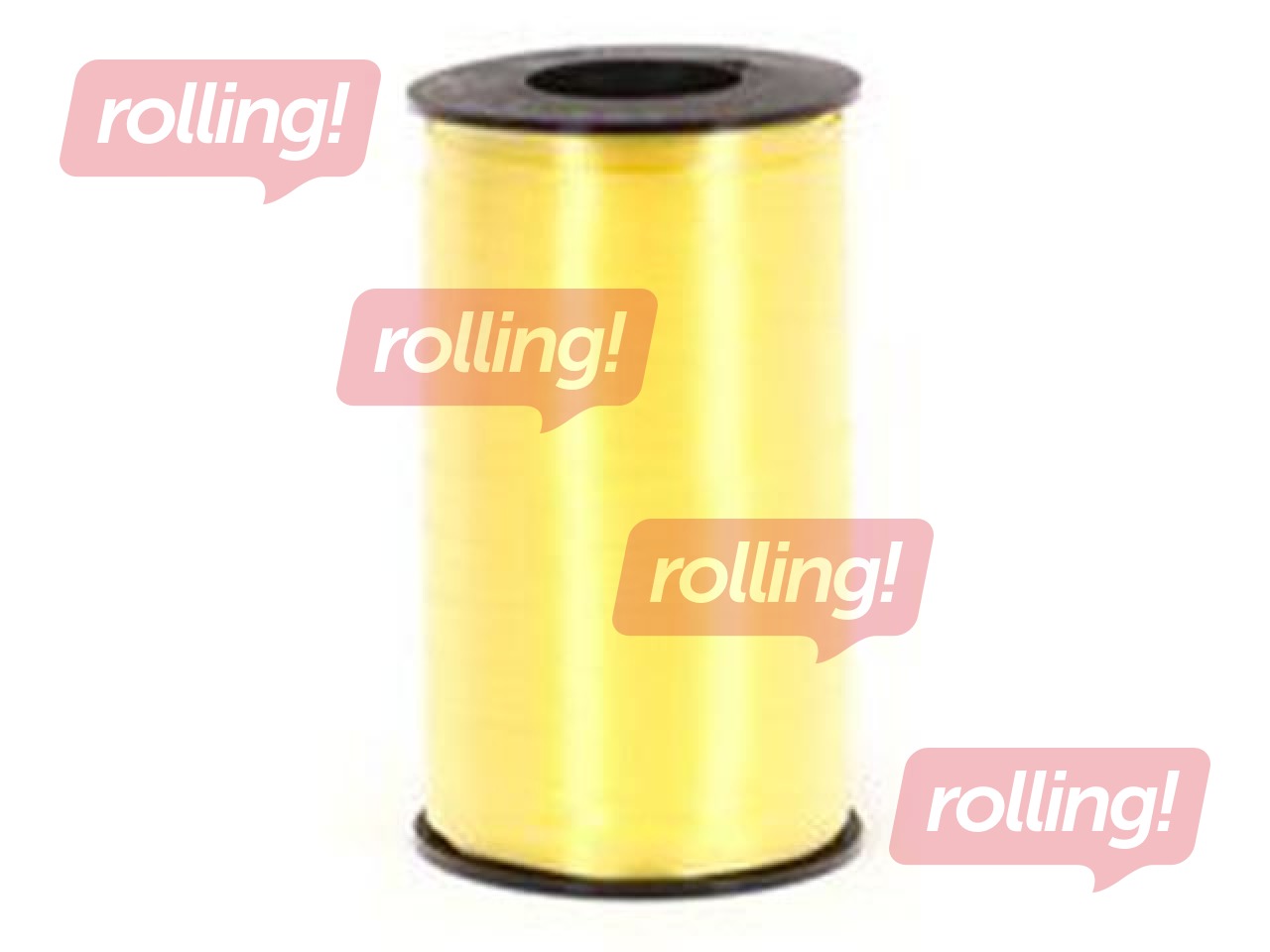 Gift packing tape, 200m, yellow