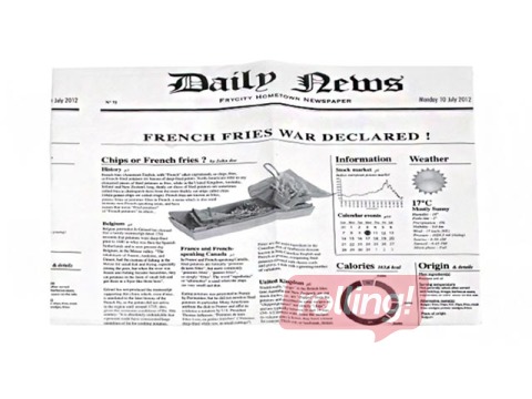 Oберточной бумаги Times, для закусок, 100 листов, 310x310мм