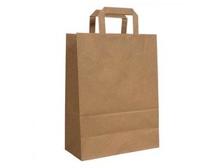 Paper bag with handles, 320x140x420mm, brown