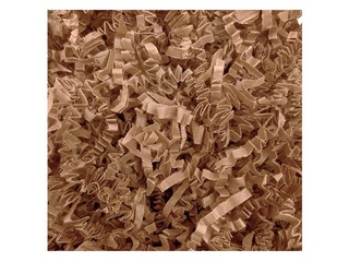 Бумажная стружка 20x20 см, 150 г, коричневая