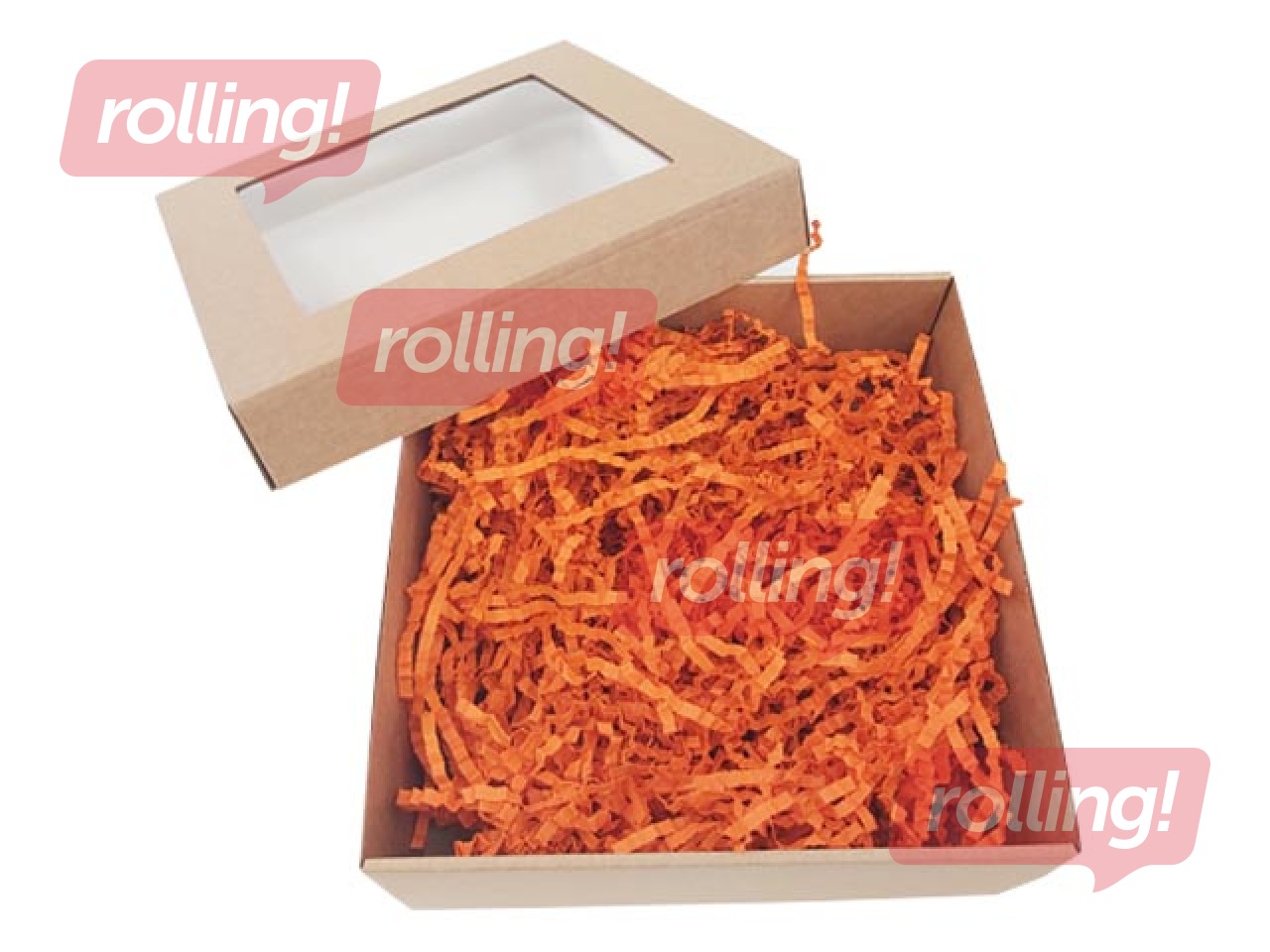 Paberilaastud 20x25 cm, 150 g, oranž